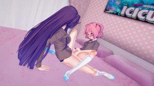 DDLC – Yuri and Natsuki lesbian play